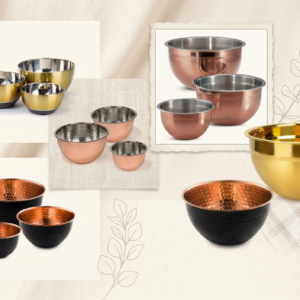 Mixing bowls with value addition.